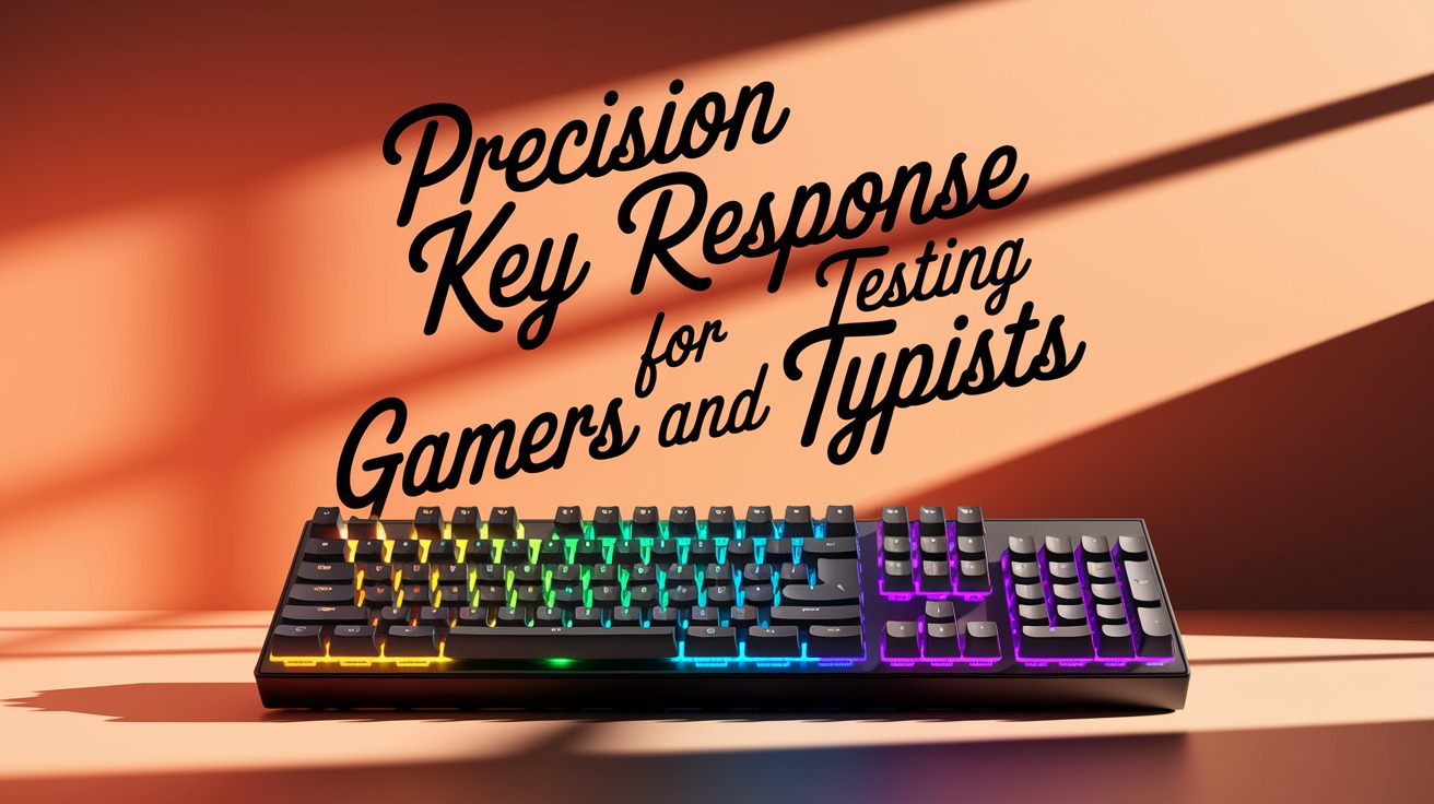Precision Key Response Testing for Gamers and Typists