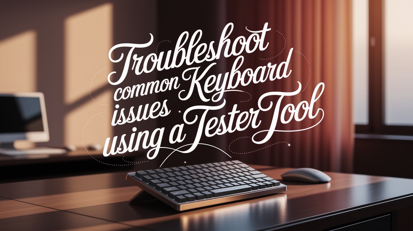 Troubleshoot Common Keyboard Issues Using a Tester Tool