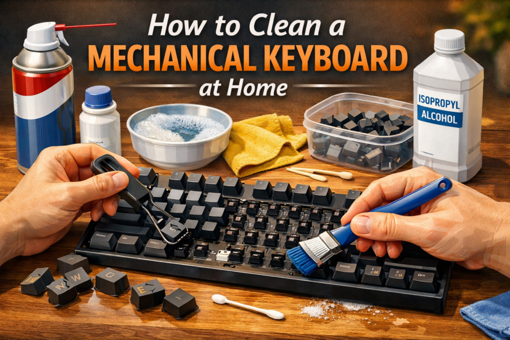 How to Clean a Mechanical Keyboard at Home